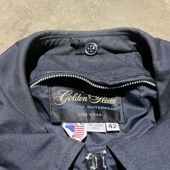 Vintage 80s Golden Fleece Wool Boxy Bomber Work Jacket - Picture 4 of 4